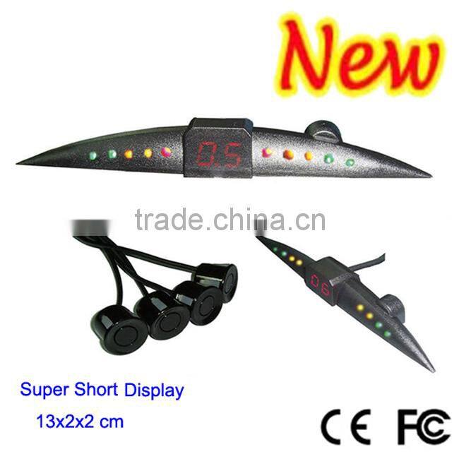 Super Slim Rainbow LED Display Auto Part Kit Sensor System 0.0-2.0 meters Alarm