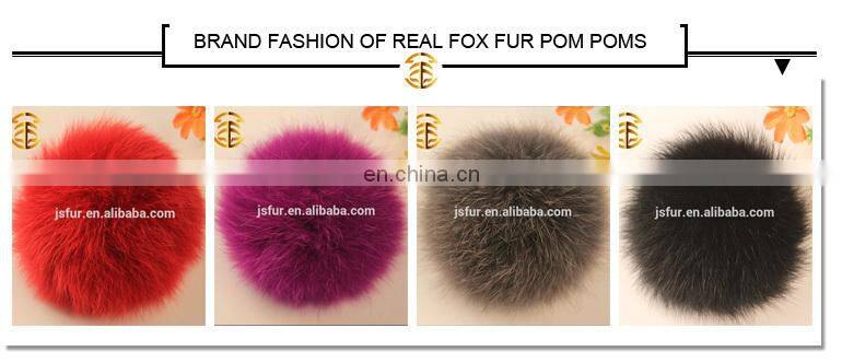 Popular New Keyring Accessory Genuine Fox Fur Custom Hedgehog Fur Keychain