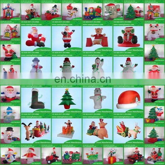 Small Christmas Inflatable Penguin With LED Light Decoration Outdoor