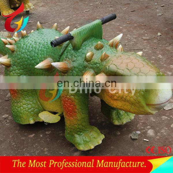 Kids amusement electric dinosaur car