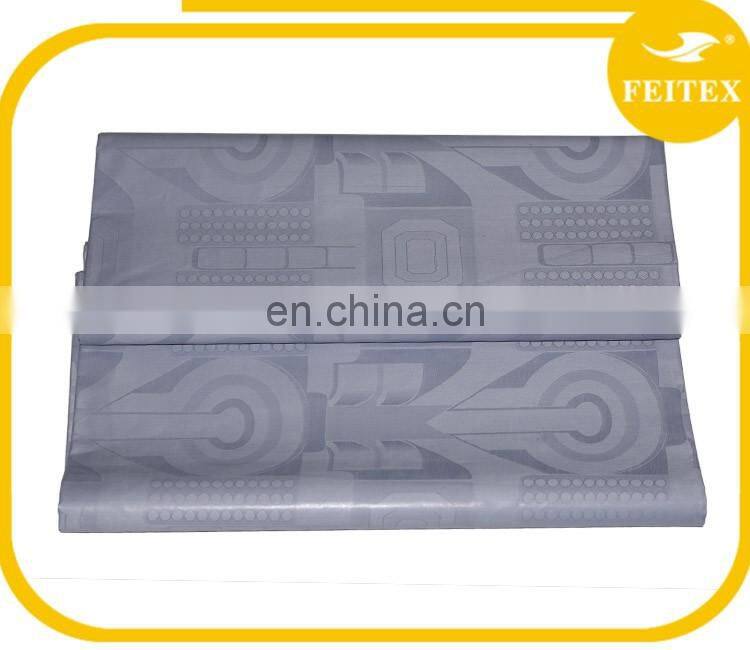 High Quality Cotton Grey Color Muslin Fabric And Textile, African Cotton Yarn Dyed Fabric Guinea Brocade Boubou Clothes Feitex
