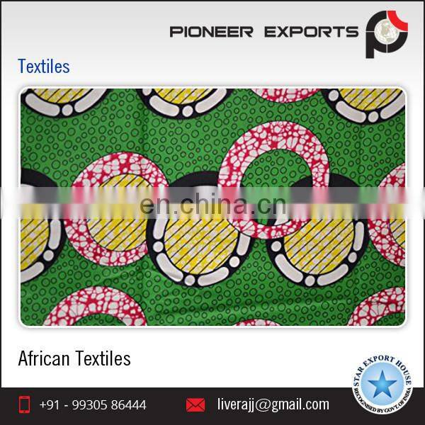 Wholesale Factory Colorful African Fabric Textiles Price