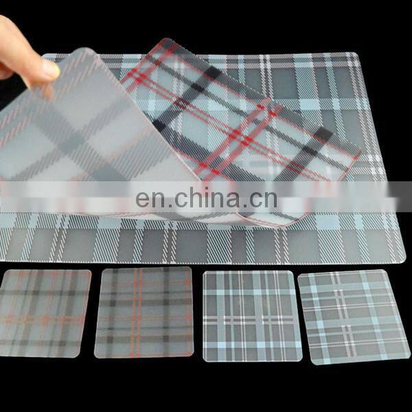 plastic table plate mat for dining
