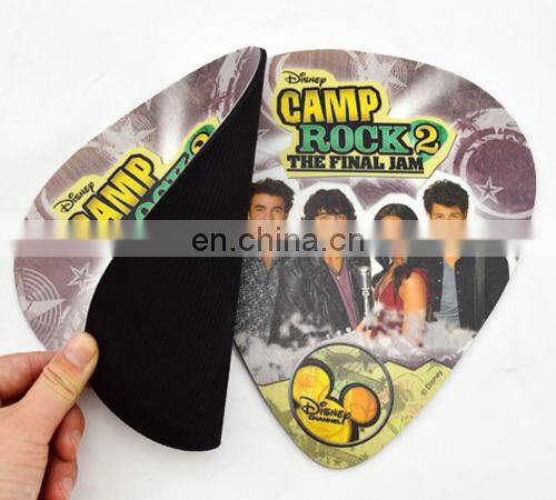 Customized die cut shape printed non-slip mouse mat pvc