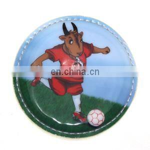 alibaba hi-quality printable customised round plastic badge