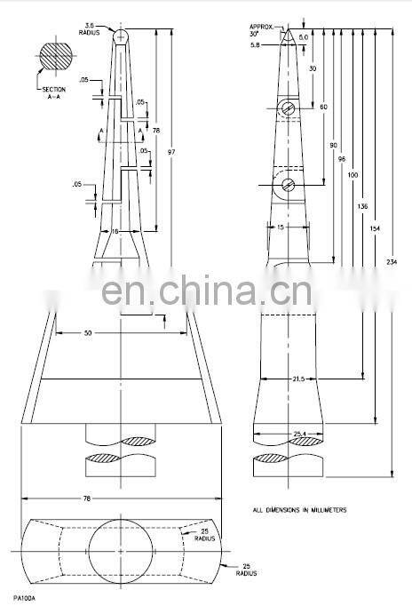 Standard Articulated Finger Probe for accessibility testing