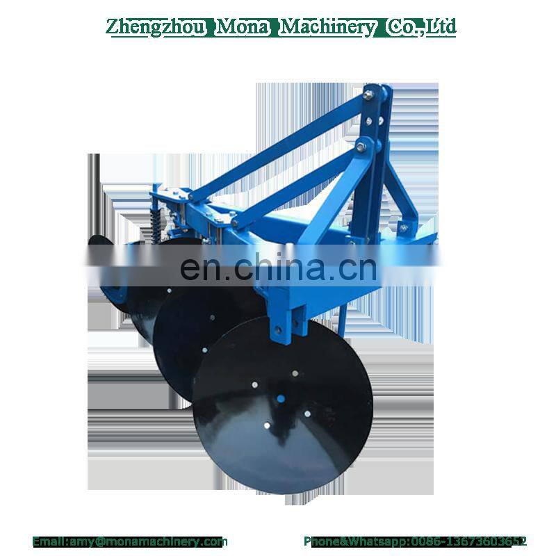 Agricultural equipment two way disc plough for walking tractor