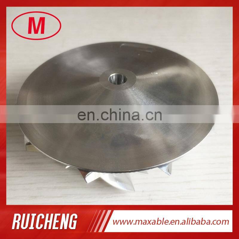 HX35 3599649/4035699 53.91/78.00mm 5+5 blades high performance racing turbo billet/milling /aluminum 2618 compressor wheel