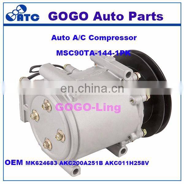 MSC90TA Auto A/C Compressor for MITSUBISHI Rosa BUS OEM MK624683 AKC200A251B AKC011H258V