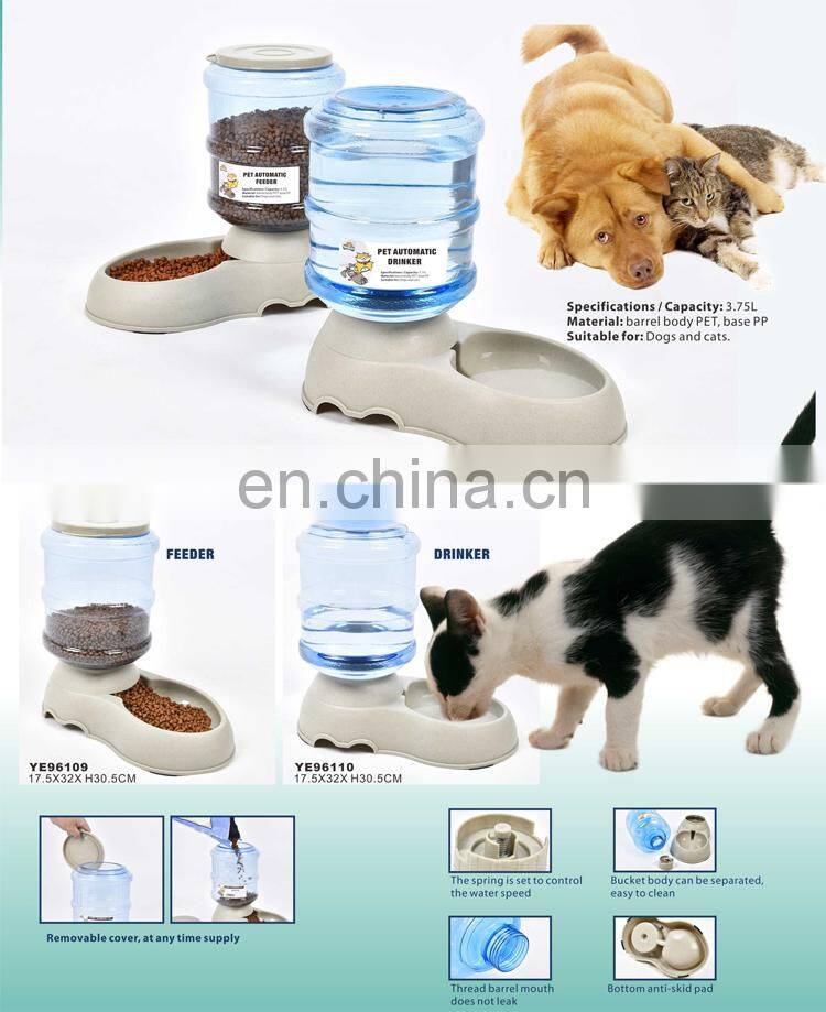 3.75L Auto Pet Dog Cat Food Feeder Automatic