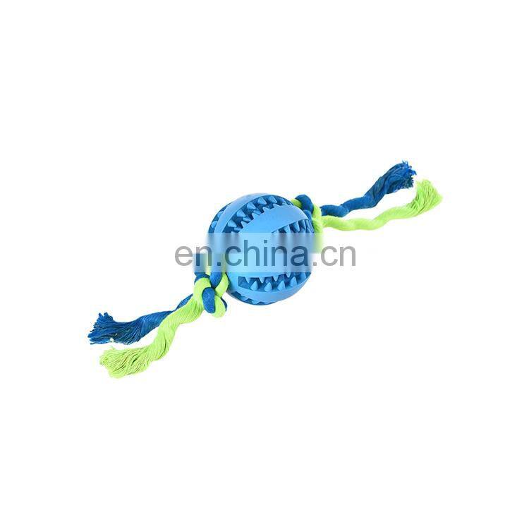 China Professional Manufacture quality pet supplies dog Rope TPR chew toys