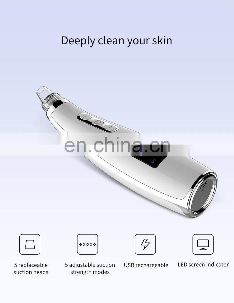 Popular Facial Beauty Blackhead Remover Tool Kit Stock Blackhead Removal with Advanced Vacuum Technology
