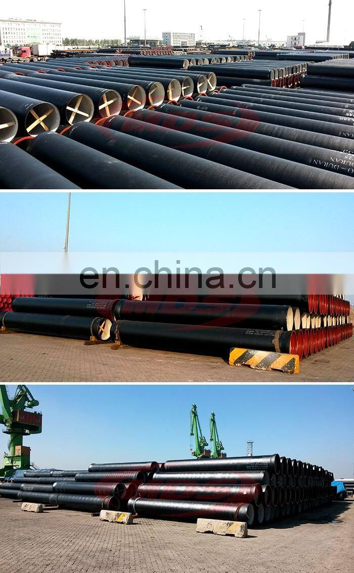 8 inch ductile iron di tee water pipe class c40