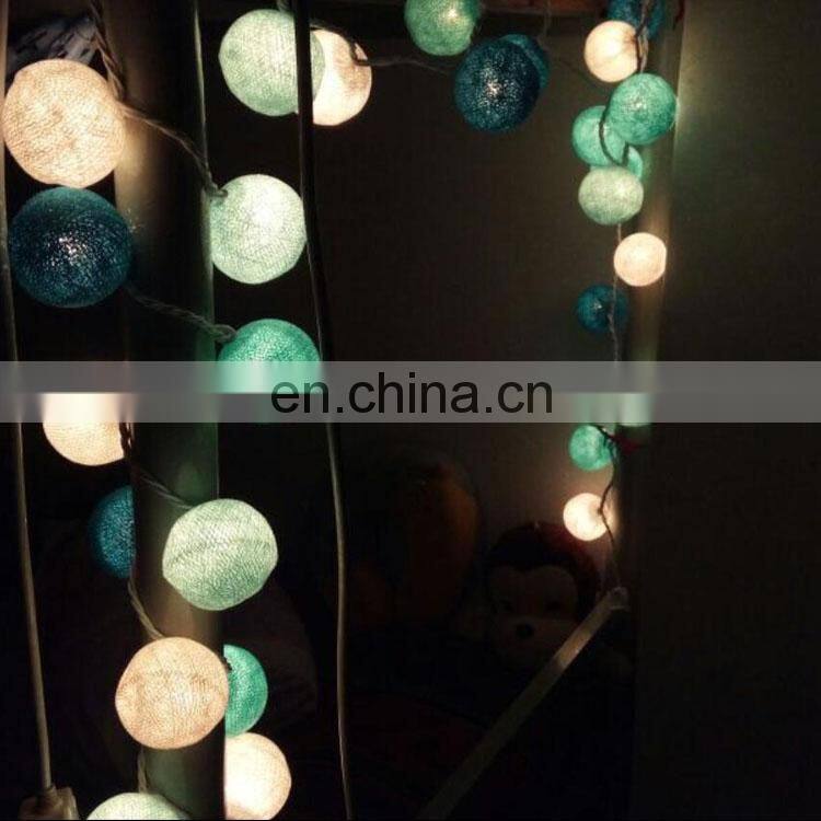 2019 hot sale Garden decorative 20L LED cotton ball string lamps led decorative Lights