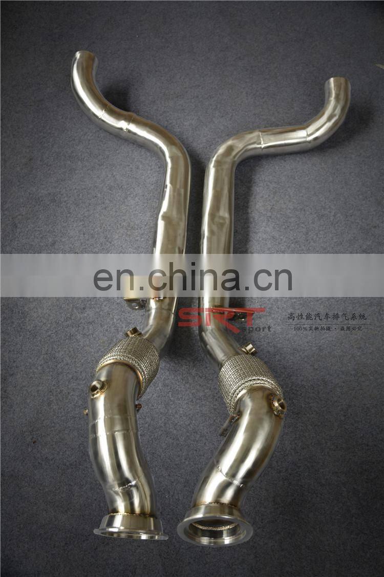 Exhaust Pipe for Porsche Panamera titanium exhaust catback with quad double tip