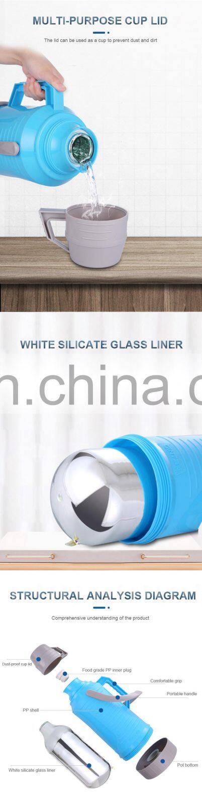 2L portable glass liner Thermo Bottle high quality Vacuum Flask Insulated hot drinks bottle insulated wholesale