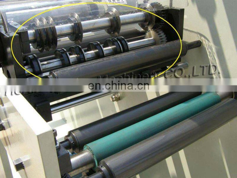 Rotary die cutting machine for blank label