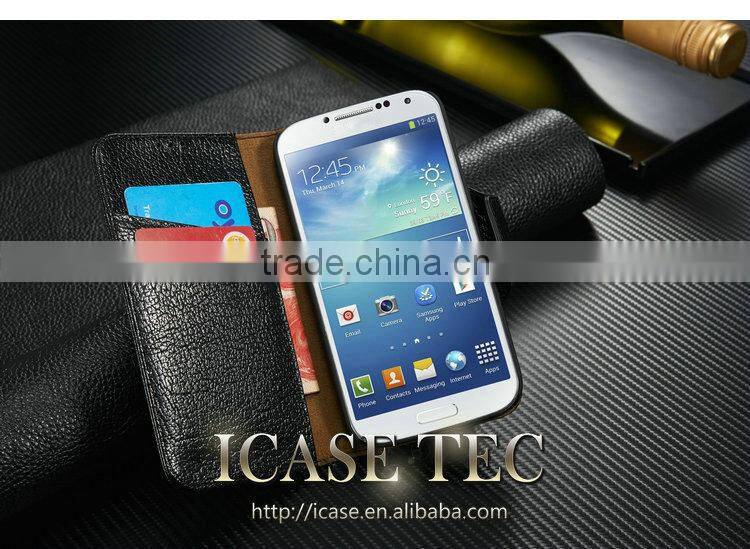 Genuine Leather cover case for samsung galaxy s4,for samsung galaxy s4 case Accessary Phone