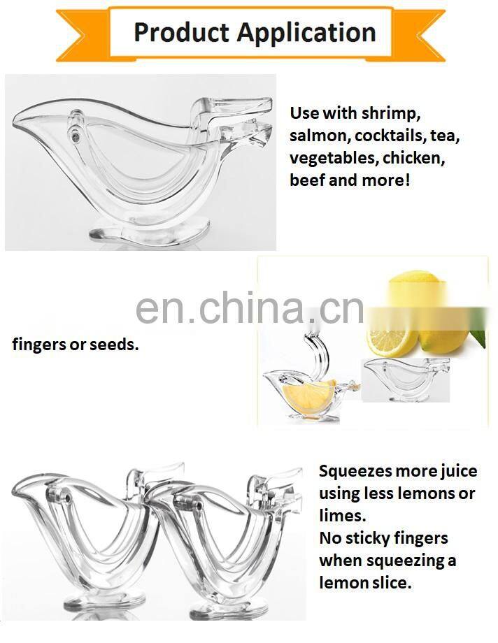 Professional Cheap New Acrylic Lemon Squeezer