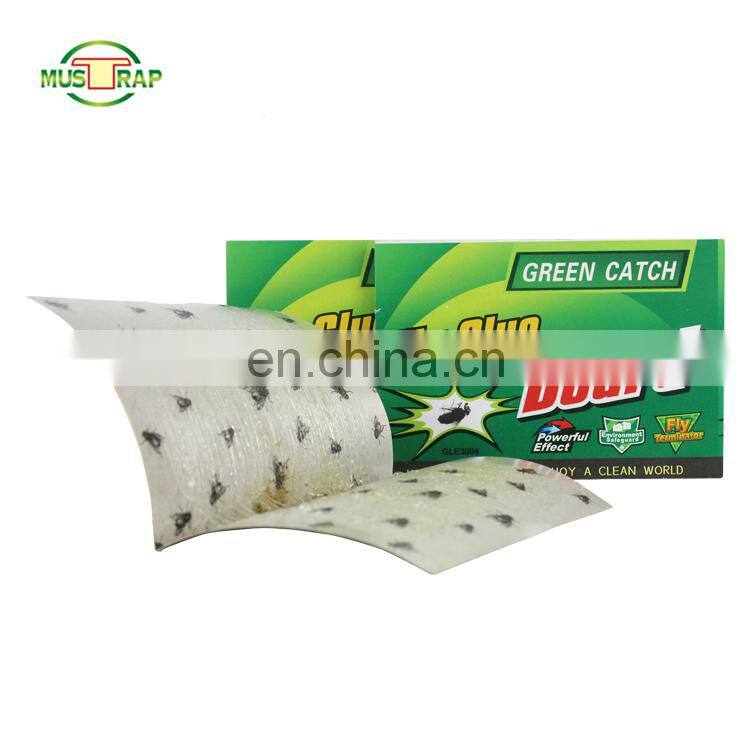 Sticky Catch Flies Paper Flying Glue Trap Ribbon Insect Rolls Fly Catcher