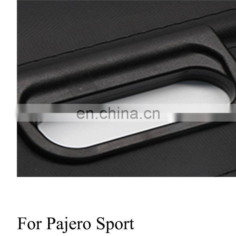 Black Trunk Shade Rear Cargo Cover Shield for Pajero Sport 2012 -2015