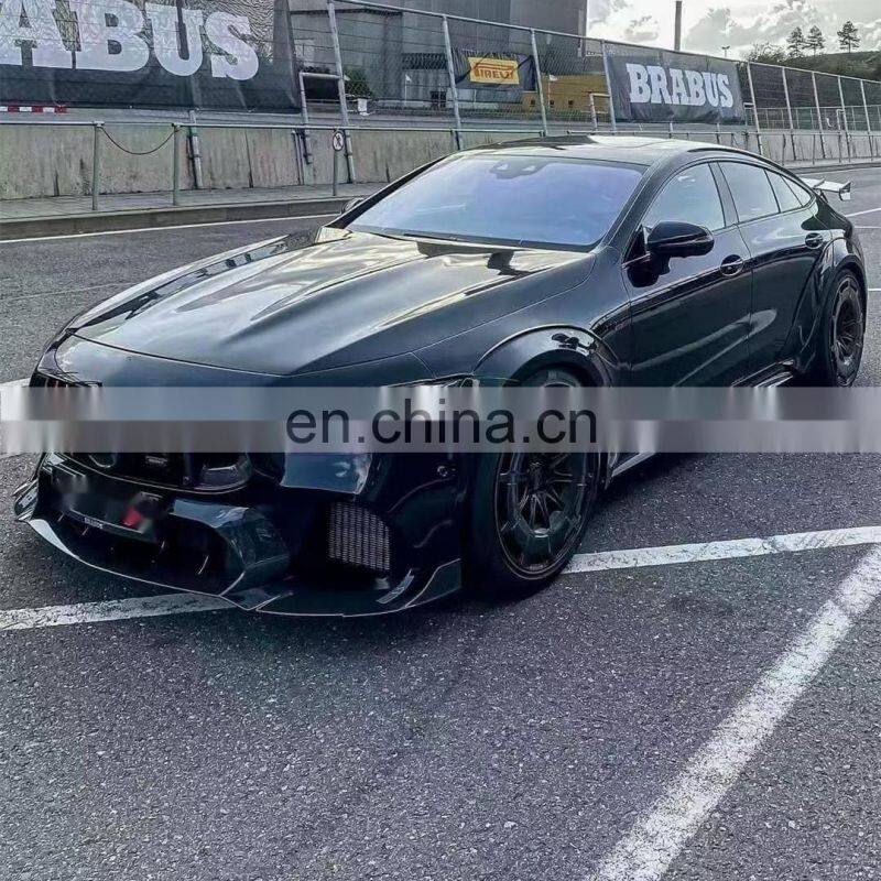 Runde Carbon Fiber Wide Body Kit For Mercedes Benz X290 AMG GT43/GT63 Upgrade To Brabus Rocket 900 Style Bodykit Bumper