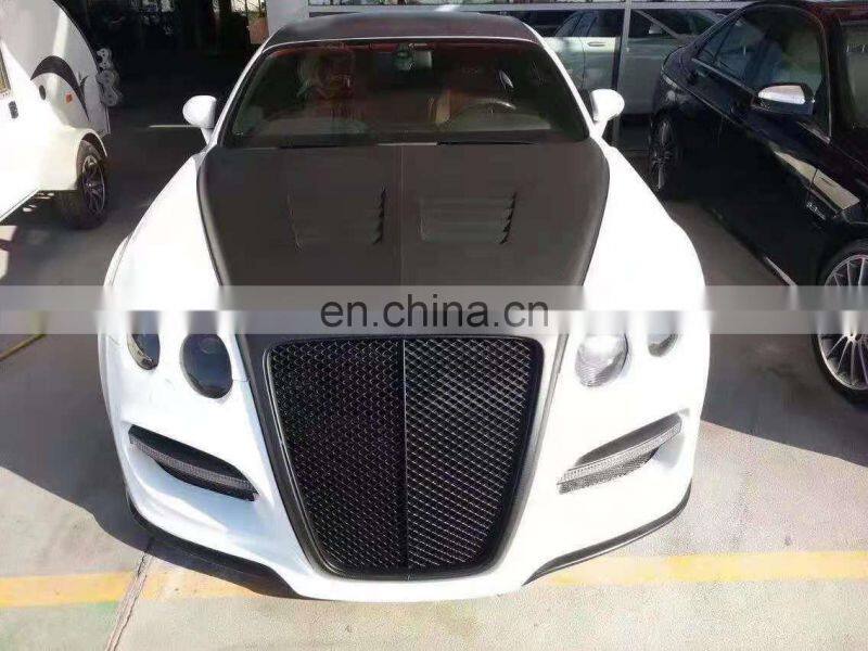 Runde Car Modification For Bentley Continental GT 2011-2016 ASI Style Bumper Side Skirts Fender WideBody Kit