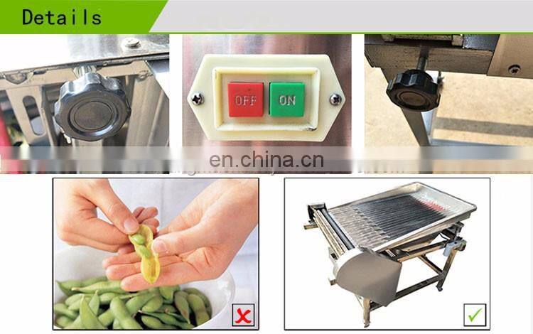 Commercial Stainless Steel Used Pea Shellers Splitting Shelling Machine