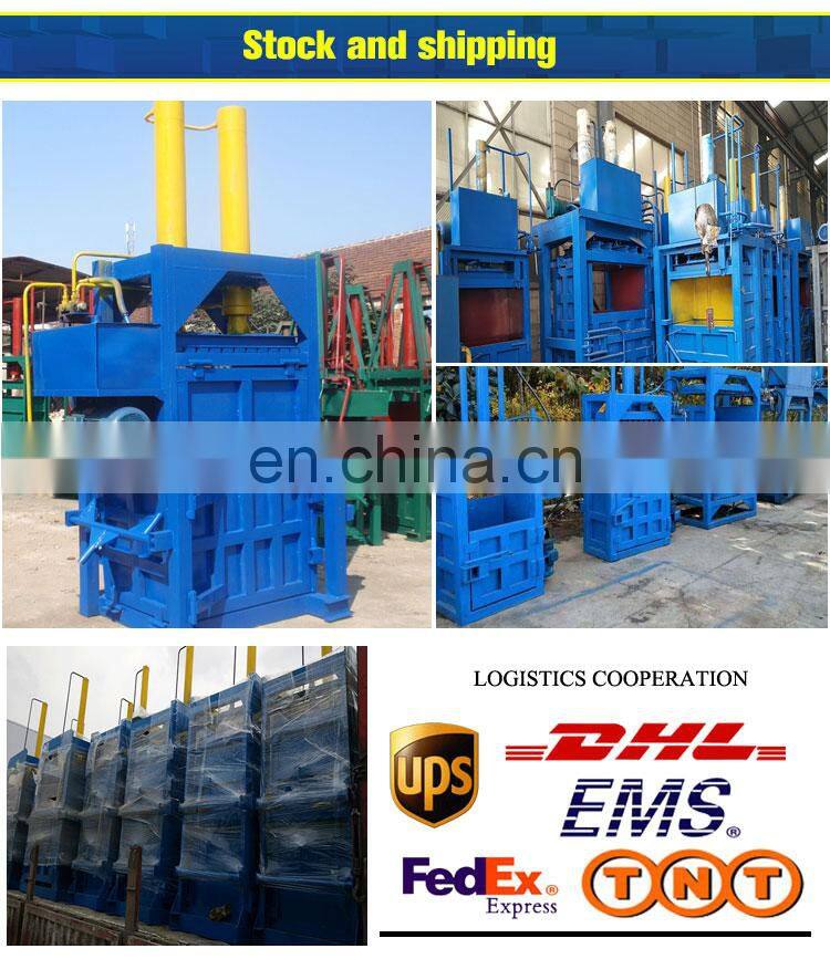 New Arrival Hydraulic Wool Press Wool Baling Press Machine Vertical Hydraulic Baler For Wool