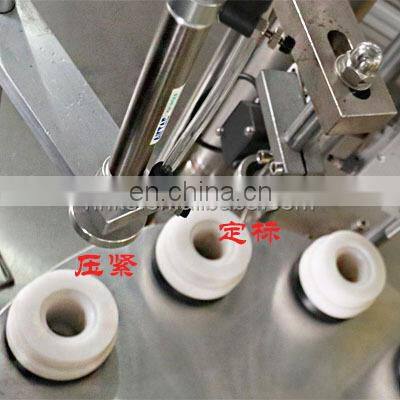 cosmetic toothpaste plastic aluminium tube filling sealing machine