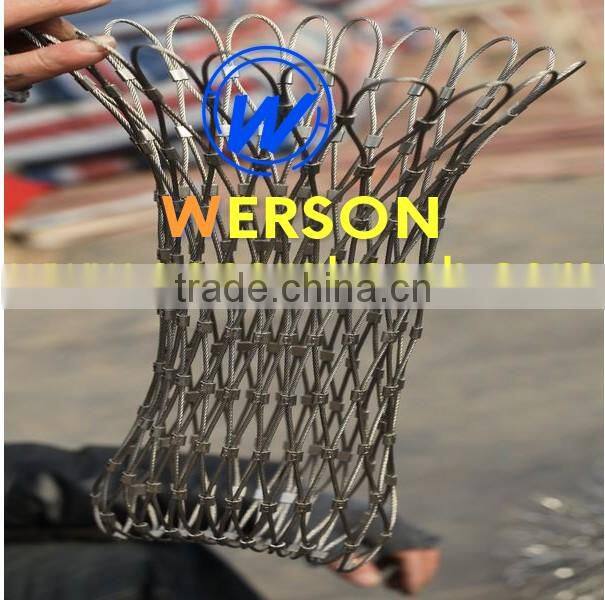X-TEND cable mesh ,Flexible stainless wire mesh for balustrade,security and wall gardens,hand woven or ferruled | generalmesh