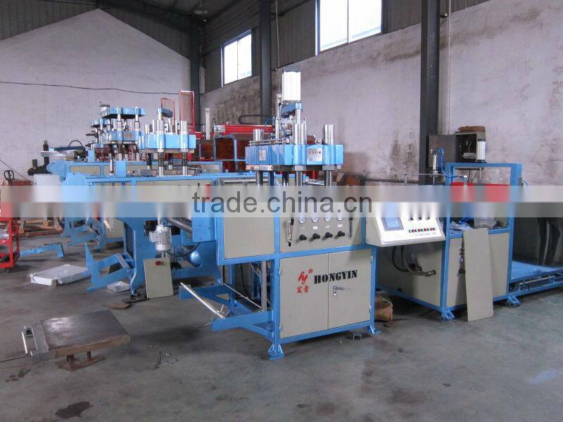 BOPS plastic tray product thermoforming machine