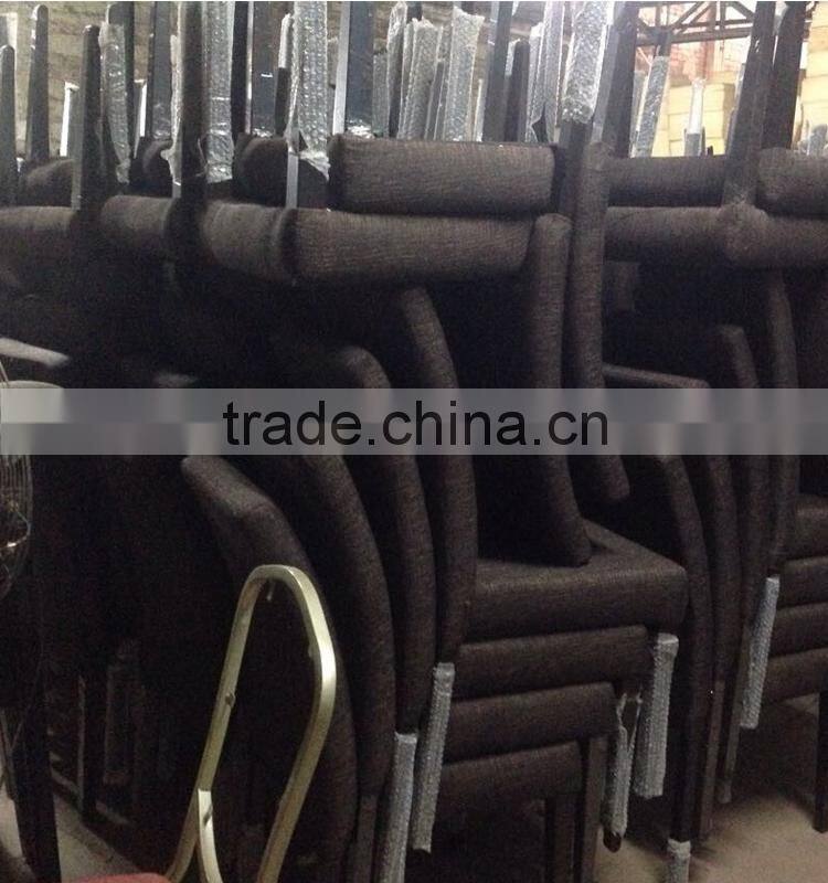 High quality luxury imitated wood chair in metal for hotel bedroon living room