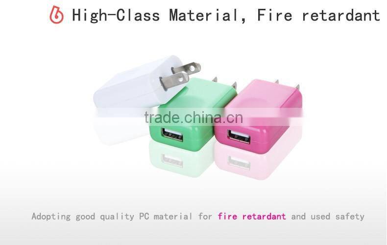 5v 1a Portable Mobile Phone charger for US market