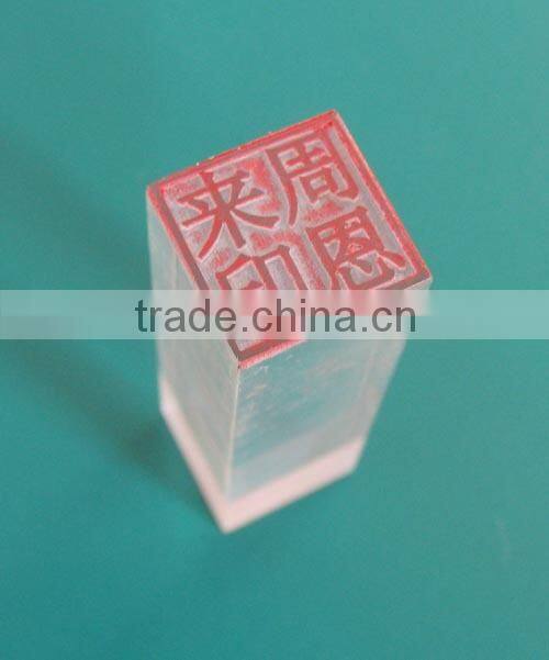 lingyue more efficient flash stamp making machine