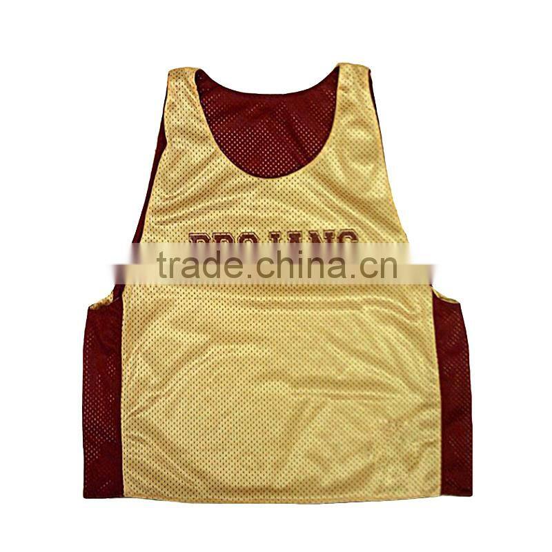 Custom dry fit fabric lacrosse training singlet