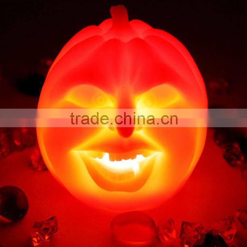 CE&RoHs Certificated Pumpkin Shaped LED Candle