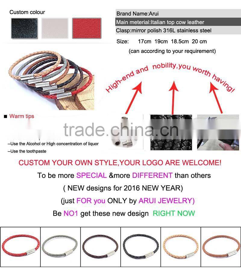 bracelet making suppiler Italian leather bracelets handmade leather bracelet