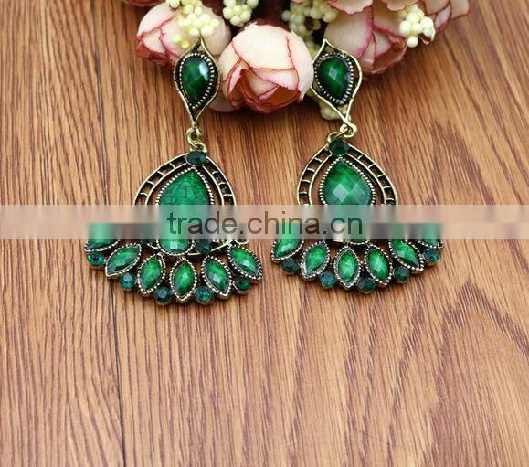 beautiful vintage drop beads hooks fancy earring designer