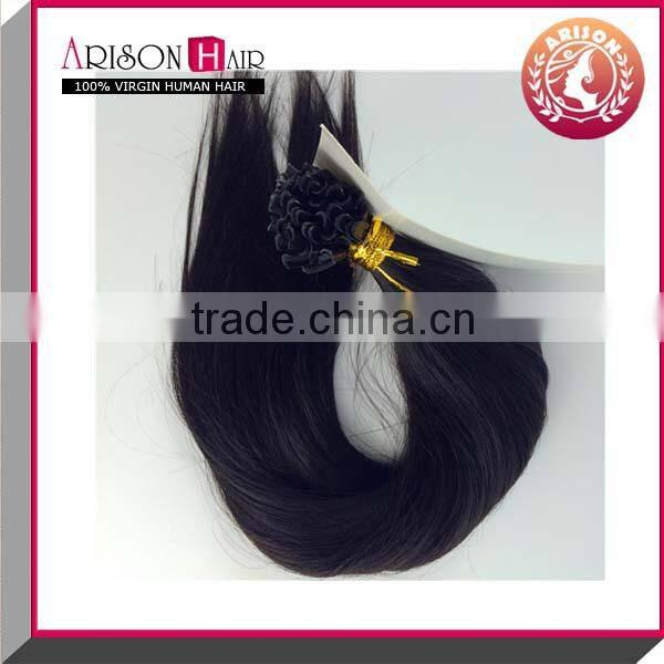 Hot Sell HumanVirgin Hair U-tip natural hair extensions