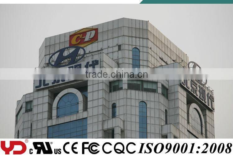 YD IP68 V-0 led building design and facade media CE CQC FCC