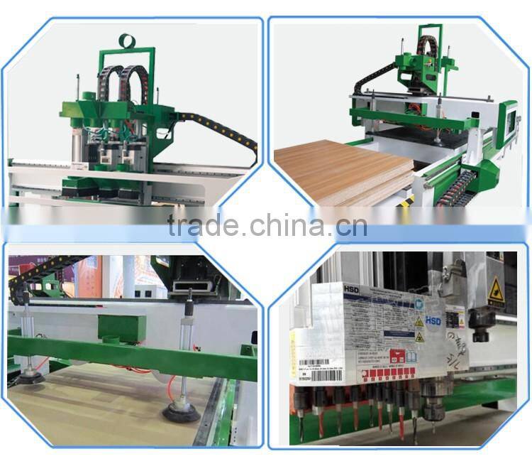 high speed 1325 dual spindle wood nesting line cnc router