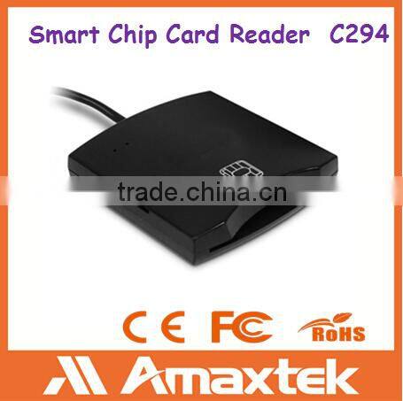 Amaxtek Usb Network Smart Card Reader for Internet Atm Transfer/Credit Card Payment/Balance Inquiries