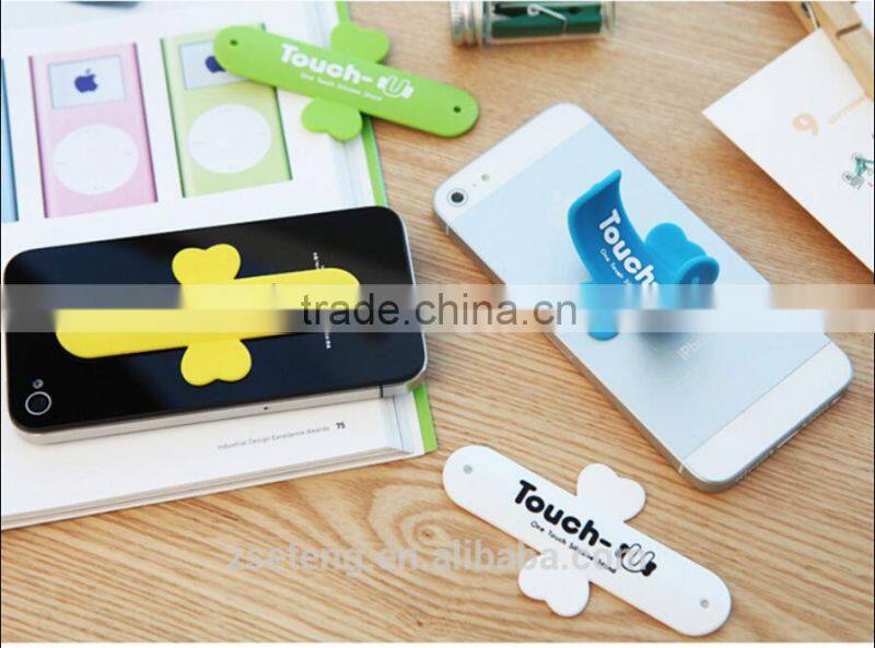 HOT Selling Custom-logo silicone cell phone stand