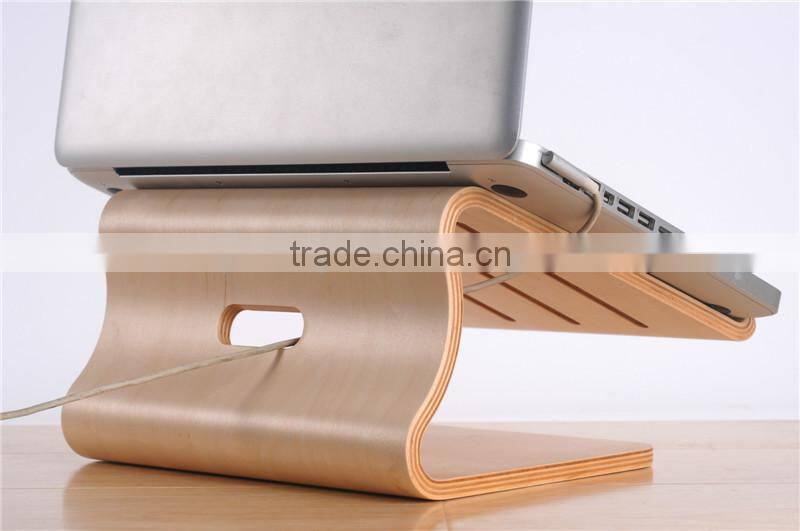 Universal Desktop Wood Holder for Laptop Notebook Phone