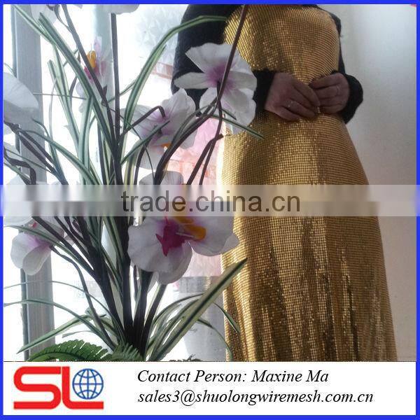 factory price fashion copper fabric cloth ,wire mesh fabric