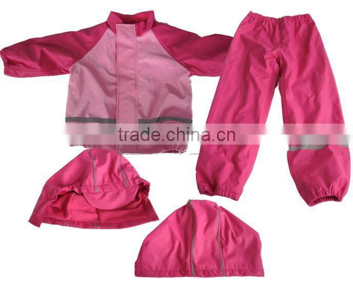 pink rainsuit