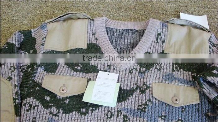 6 color Camouflage Military Pullover