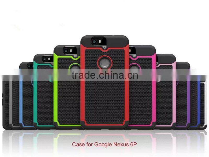 Keno For Google Nexus 6P Heavy Duty Hybrid Phone Cover Case Cell Phone Accessories