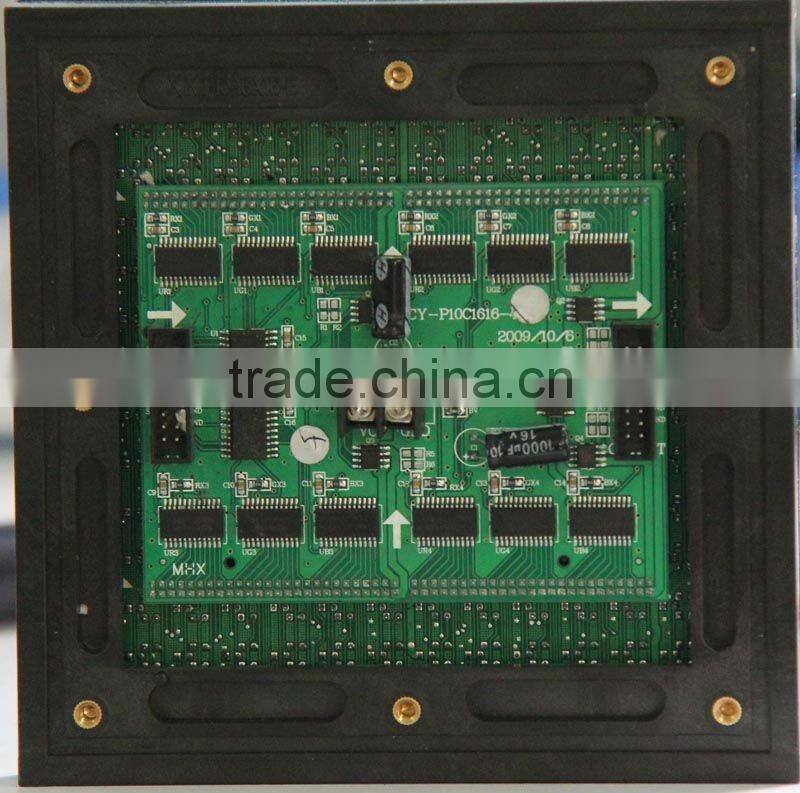 P10 commercial outdoor full color round led display